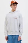 Jack & Jones Acapulco Typo Loose Fit Hoodie Bright White MELANGE
