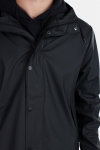 Rains Fishtail Parka RegnJacke Black