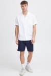 Solid Allan Cuba Linen Hemd White