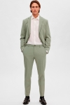 Selected SLHSlim Corby Seersucker Trousers Flex Desert Sage