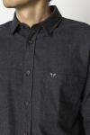 Fat Moose Frank flannel Hemd Dark Grey
