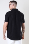 Solid Allan SS Linen Hemd True Black