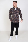 Only & Sons Frederik L/S Paisley Stretch Hemd Phantom