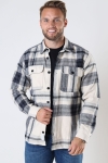 Jack & Jones JPRBLUDARREN CHECK OVERSHIRT L/S CPO Fog