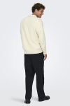 ONLY & SONS Dale Relaxed Fit Polo Knit Gardenia
