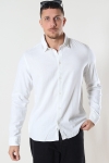 Solid Enea Allan Linen Hemd LS White