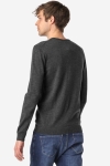 Clean Cut Copenhagen Merino Wool Crew Dark Grey Mel