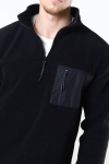 Woodbird Frinck Fleece Zip Black