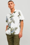 Jack & Jones Tropic Resort Hemd SS Relax  Bright White