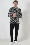 ONLY & SONS Sandoro Regular Fit Rope Hemd Jet Black