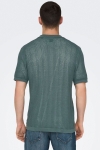 ONLY & SONS Diego Regular SS Knit Resort Hemd  Balsam Green