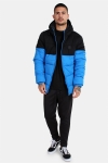 Urban Classics TB2425 Hooded 2-Tone Puffer Jacke Bright Blue/Black