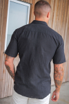 ONLY & SONS Caiden SS Linen Hemd Black