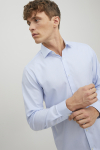 Jack & Jones Parker Wrinkle Resistant Hemd LS Cashmere Blue