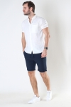 Solid SDTruc Shorts Linen Insignia Blue