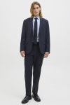 Jack & Jones Parker Wrinkle Resistant Hemd LS Black Iris Stripe