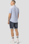 Clean Cut Copenhagen Hudson SOLID Stretch Hemd S/S Light Blue Mel