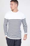 Kronstadt Link Stripe Stricken Off White/navy