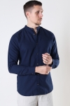 Jack & Jones SUMMER LINEN BAND Hemd L/S Navy Blazer