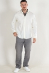 Clean Cut Copenhagen Cotton Linen Hemd Ecru