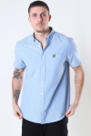 Lyle & Scott Short Sleeve Light Weight Slub Oxford Hemd Riviera