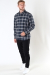 Selected SLHSLIMTRENT Hemd LS CHECK W Dark Navy Checks