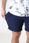 Woodbird Steffen Twill Shorts Midnight Blue