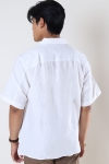 Jack & Jones Camp Linen Resort Hemd SS Bright White