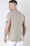 Kronstadt Timmi Organic/Recycled striped t-Hemd Sand