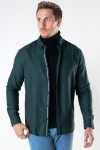 Kronstadt Johan Herringbone flannel Hemd Bottle Green