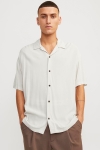 Jack & Jones Jeff Solid Resort Hemd SS Moonbeam