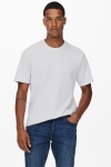 ONLY & SONS ONSBASIC SLIM O-NECK 2-PACK NOOS White