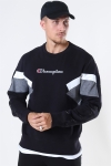 Champion Crew Neck Sweatshirt Black/White/Grey