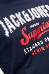Jack & Jones JJELOGO TEE SS O-NECK 2 COL SS23 SN Navy Blazer
