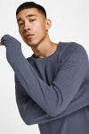 Jack & Jones HILL KNIT CREW NECK Grisaille Twisted