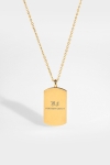 Northern Legacy Vegvisir Tag Halskette Guld