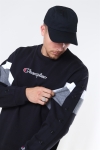 Champion Crew Neck Sweatshirt Black/White/Grey