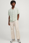 Jack & Jones Jeff Solid Resort Hemd SS Desert Sage