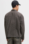 Jack & Jones Austin Loose Fit Check Hemd Chocolate Torte