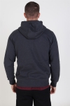 Solid Organic Morgan Zip Sweatshirts Dark Grey Mel