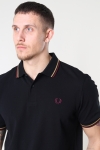 Fred Perry TWIN TIPPED FP Hemd N04 BLK/1964GLD/AUBG