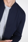 Clean Cut Milano Pinstripe Jacke Navy