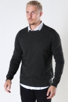 Jack & Jones JJEBASIC KNIT CREW NECK NOOS Forest Night twisted with black