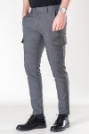 Tailored & Originals Oisin Cargo Pants Medium Grey Melange