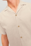 Jack & Jones Summer Linen Resort Hemd SS Crockery