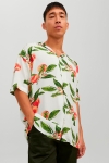 Jack & Jones Luke Flores Resort Hemd SS Cloud Dancer