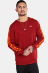 Fila MEN Aren Crew Sweatshirts Merlot