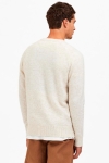 Selected SLHRAI LS KNIT CREW NECK W Oatmeal