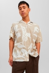 Jack & Jones Tropic Resort Hemd SS Relax  White Pepper