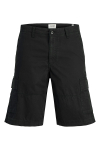Jack & Jones Cole Mateo Cargo Shorts Black